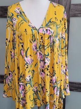 Free People Bella print tunic dress